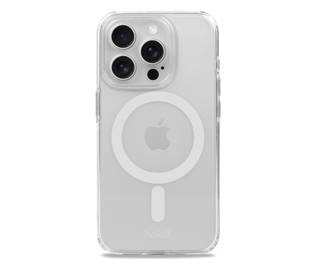 Holdit MagSafe Case iPhone 15 Pro White/Transparent 16281 - 1221238 - zdjęcie